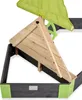 EXIT Aksent Holz Sandkasten Boot 190x90cm, Sandkasten für Produktbild-Vorschau 4