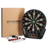 A new electronic dartboard with accessories and packaging. Produktbild-Vorschau