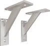 2x sossai FSHR Design Regalträger in Silber 120x120mm Produktbild-Vorschau 1