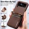 Kožené crossbody flipové pouzdro pro Samsung Galaxy Z Flip3 Náhled obrázku produktu 5