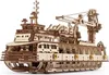 Ugears 3D Casse-tête mécanique en bois Navire de recherche Voir les images du produit 5