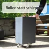 2x Pflanzenroller 100kg Rolluntersetzer Metall Blumenroller Produktbild-Vorschau 3