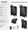 4dílná sada pevných kufříků Pucci, 3 vozíky a kosmetický Náhled obrázku produktu 14