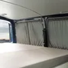 VW T5 Doppel Gardinen Set, blickdicht, grau/schwarz, Produktbild-Vorschau 5