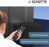 Sprchový klozet SCHÜTTE, černý, bez okrajů, s WC sedátkem Náhled obrázku produktu 2