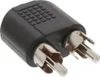 InLine® Adattatore Audio, 3,5mm Jack femmina Stereo a 2x Anteprima dell’immagine prodotto 1