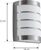 Lindby Außenwandleuchte Noyan, 20 cm, Edelstahl, IP44, E27 Produktbild-Vorschau 4