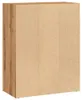 vidaXL Bücherregal Artisan-Eiche 60x30x77 cm Holzwerkstoff Produktbild-Vorschau 5