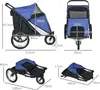 PawHut Hundewagen Hundebuggy mit Netzfenstern, Klappbar, Produktbild-Vorschau 3
