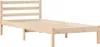 vidaXL Bettrahmen Braun 215,5 x 95,5 x 69,5 cm Massivholz Produktbild-Vorschau 1