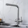 Kuchyňská baterie DQOK, dvouramenný design, provedení z Náhled obrázku produktu 2