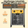 SIAL-Chauffage Soufflant électrique,9000w,Chauffage Voir les images du produit 2