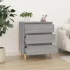 vidaXL Sideboard Grau Sonoma 60x35x70 cm Holzwerkstoff Produktbild-Vorschau 3