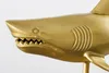 riess-ambiente Skulptur HAI 68cm gold Metall Haifisch Produktbild-Vorschau 5