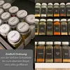 VonBueren Gewürzgläser eckig leer | Set mit 24 x 120 ml | Produktbild-Vorschau 5