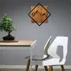 Wallity, Mountain 2, Wanddeko, Nussbaum, Metall, 54 x 54 cm Produktbild-Vorschau 1