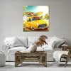 Bild auf Leinwand - Leinwandbild - Auto Strand Reise Sommer Produktbild-Vorschau 6