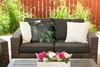MuchoWow® Outdoor Kissen - Blätter - Monstera - Abstrakt - Produktbild-Vorschau 5