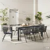 home24 Ausziehbarer Gartentisch - Aluminium - Anthrazit Produktbild-Vorschau 2