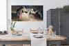 MuchoWow® Poster Pferde - Sand - Stoff 150x75 cm - ohne Produktbild-Vorschau 3
