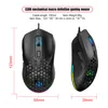 A diagram showing two views of a gaming mouse with dimensions and specifications. Produktbild-Vorschau
