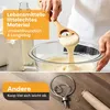 Dänischer Teigbesen Holz 2er Set, Sauerteig Rührbesen aus Produktbild-Vorschau 4