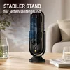 Ventilátor stolní "AKKU", černý Náhled obrázku produktu 3