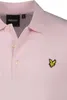 Lyle & Scott Polo Slim Fit hellrosa einfarbig Baumwolle Produktbild-Vorschau 3