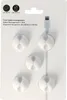 Goobay 95040 cable organiser Universal Kabelhalter Schwarz Produktbild-Vorschau 3
