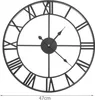 RUHHY 11434 Retro-Wanduhr mit römischen Ziffern schwarz Produktbild-Vorschau 8