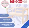 MODO24 Gartenbank Holz, 2-Sitzer, Friesenbank, Parkbank, Produktbild-Vorschau 2