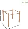 UNUS® Pflanzenstütze aus Holz, 50 cm hoch, Grau, Produktbild-Vorschau 2