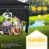 tillvex® 2X Paroi latérale noire pour pavillon 3x3m & 3x6m Voir les images du produit 7