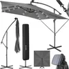 slunečník tectake® Sunna 250 x 250 cm s LED solárním Náhled obrázku produktu 2