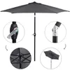 Springos® Parasol de jardin Parasol avec fonction de Voir les images du produit 8