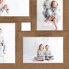 vidaXL Cadre photo collage pour 4x(10x15 cm) photos marron Voir les images du produit 3