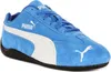 A single Puma Speedcat OG shoe in blue and white is shown against a white background. Produktbild-Vorschau