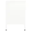 TV-Schrank Weiß 105x35x52 cm Stahl und Glas Produktbild-Vorschau 4