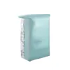A single, large, light blue vacuum seal bag for clothing is shown against a white background. Náhled obrázku produktu