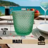 Windlicht Glas grün Teelichthalter 4er Set Teelichthalter Produktbild-Vorschau 3