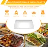 LZQ Edelstahl Grillplatte 30x20x4 cm, Gleichmäßige Produktbild-Vorschau 4