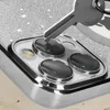 Avizar, Glitzer-Silikonhülle mit Chromumrandung für Apple Produktbild-Vorschau 3