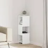Szafka narożna vidaXL 25,5 x 25 x 80 cm z płyt Podgląd zdjęcia produktu 2