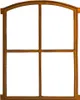 A window frame with four panes, set against a white background. Produktbild-Vorschau