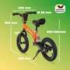 RENNMEISTER® Laufrad ab 3 Jahren mit Bremse Balance Bike Produktbild-Vorschau 2