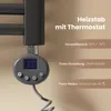 EMKE Elektrisch Handtuchwärmer 75X50cm 300W Anthrazit Produktbild-Vorschau 4