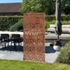 Ścianka działowa "Kilsturd" stal corten 180 x 90 cm stal Podgląd zdjęcia produktu 1