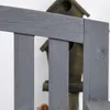 Gartenbank 2-Sitzer Tannenholz, 143x51x85 cm, Grau, Produktbild-Vorschau 9