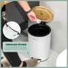 eluno Poubelle, poubelle à pédale, capacité 12 litres en Voir les images du produit 4