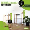 bevo - Getränkekistenregal für 2 - 6 Kisten Eiche Holz Produktbild-Vorschau 2